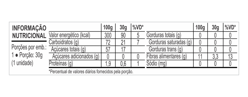 Barra de Fruta - Maçã e Blueberry 100% Fruta - 05 unidades - Imagem 4