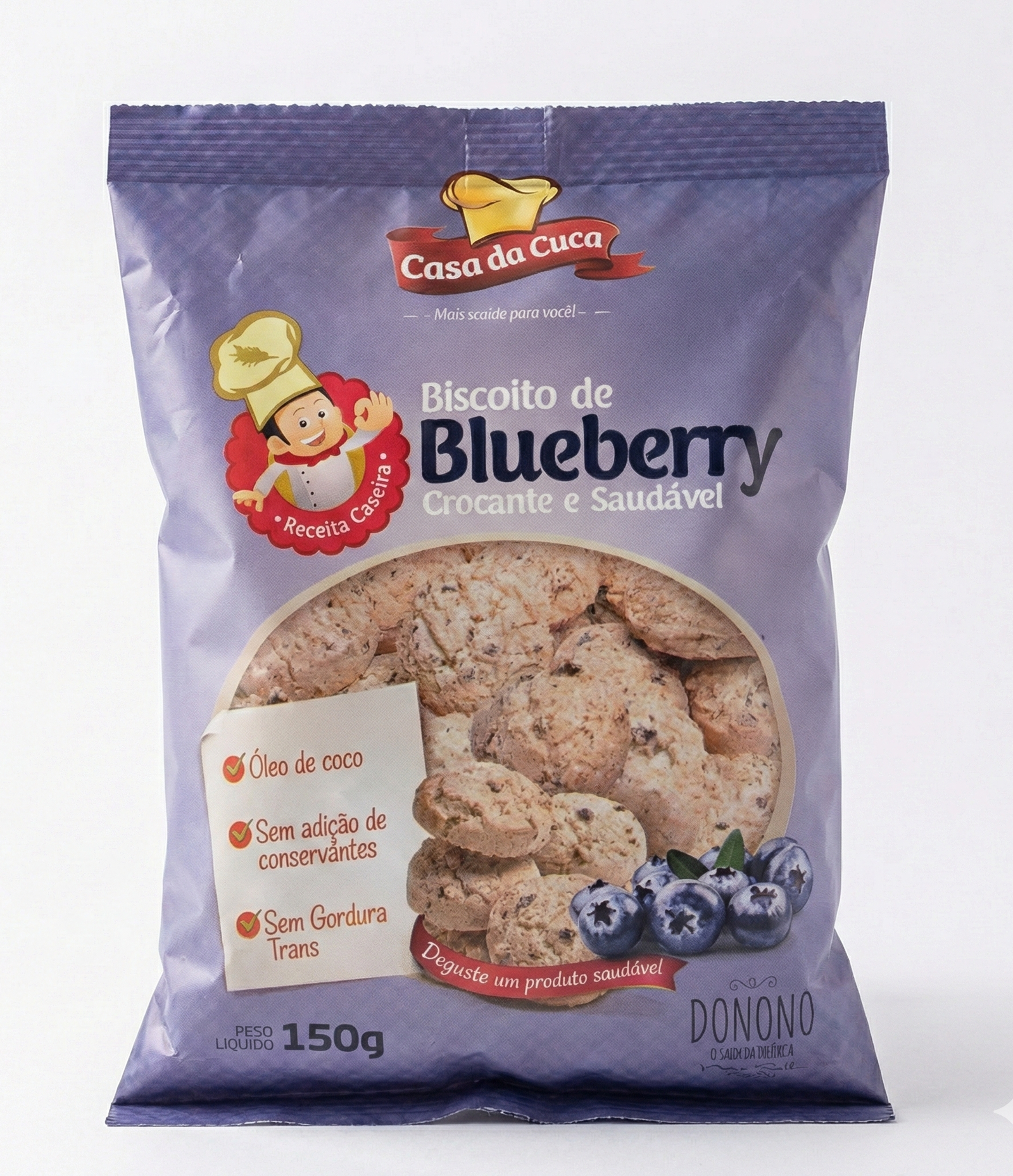 Biscoito de Mirtilo (Blueberry) 150g