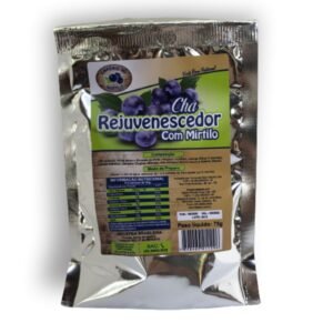 Chá Rejuvenescedor com Folhas de Mirtilo (Blueberry) 75g