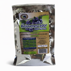 Chá Rejuvenescedor com Folhas de Mirtilo (Blueberry) 75g