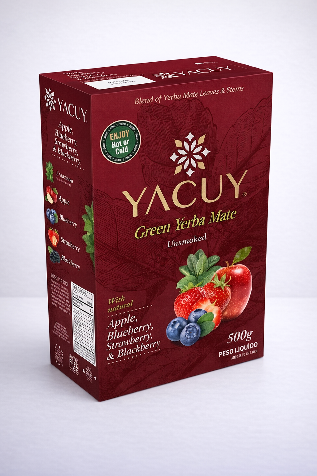 Erva-Mate Tereré Yacuy Frutas Vermelhas Naturais 500g