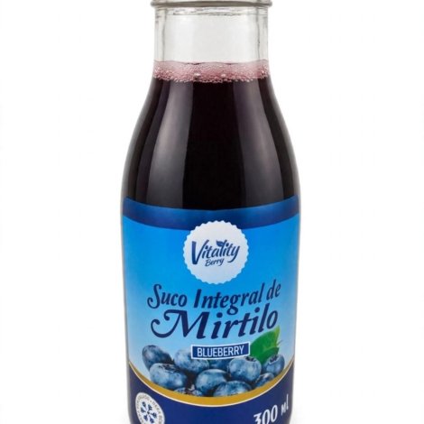 suco integral de mirtilo